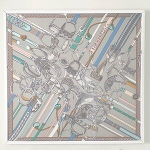 Hermès Art - Framed Authentic Hermès Silk Scarf